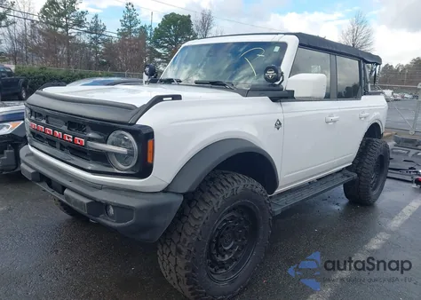 2024 Ford Bronco Outer Banks из США, поврежденный, VIN 1FMDE8BH1RLA69338